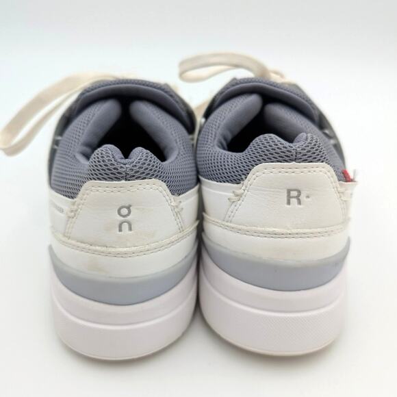 On The Roger Advantage Men's Running Sneaker Shoes White Fossil Size US7 EU40 - Picture 4 of 13